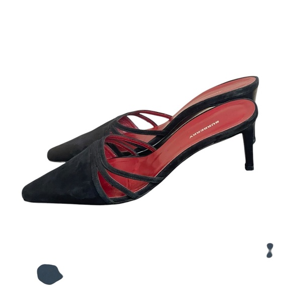 Burberry Black suede Leather Pointed Toe Mules size
39 (9) USA - Picture 4 of 14